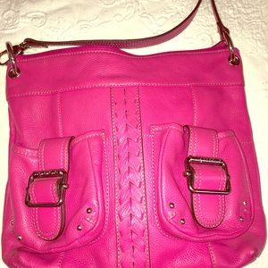Tignanello pink shoulder/crossbody bag